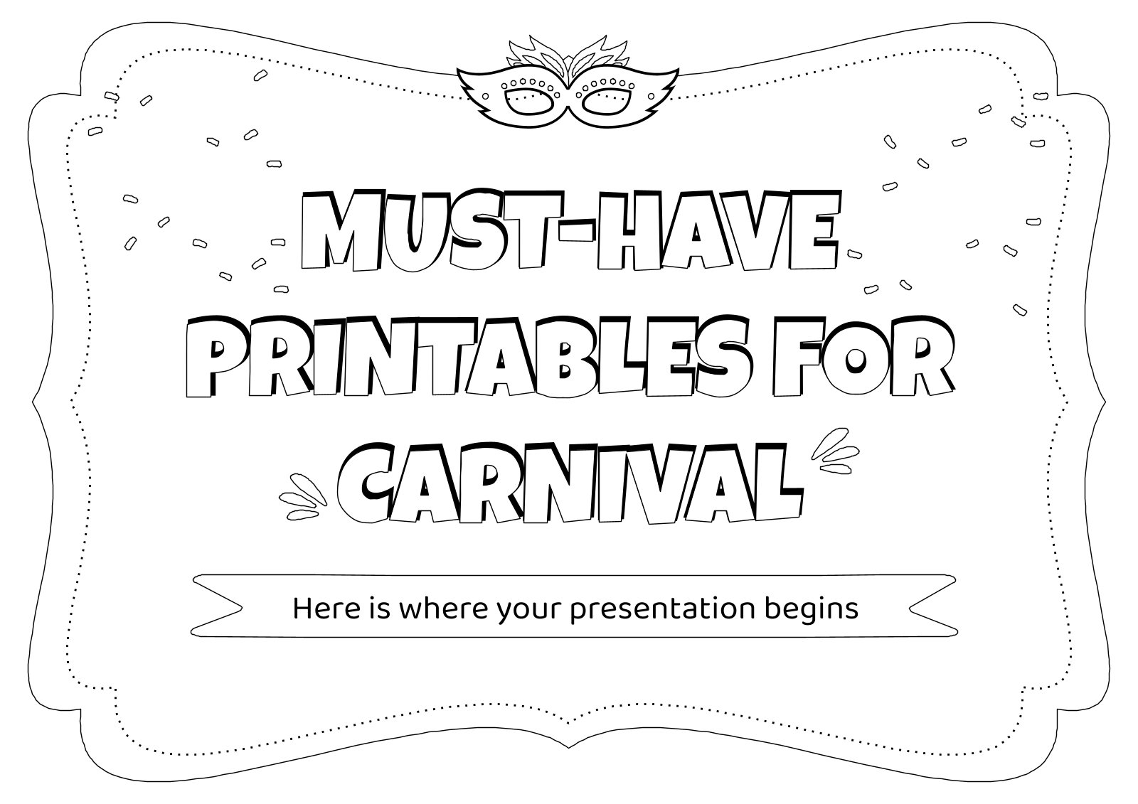 Free Carnival Coloring Printables 2025 Free Carnival Coloring Printables 2025