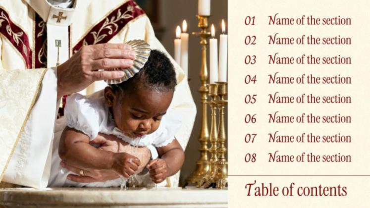 가톨릭 전통과 관행 프레젠테이션 템플릿