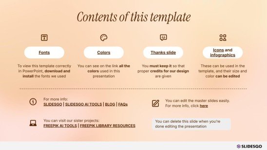 Style de vie bien-être Modèles de présentation