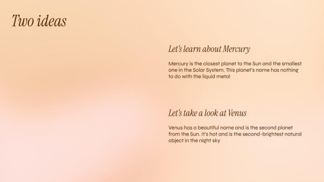 Style de vie bien-être Modèles de présentation