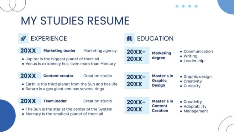 À propos de toi Modèles de présentation