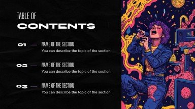 Modelo de apresentação Festival de Música