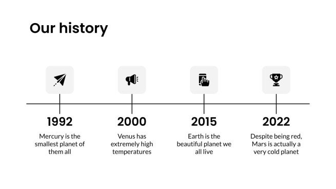 Profil d'affaires élégant en blanc cassé Modèles de présentation