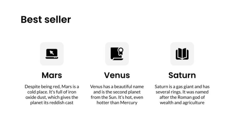 Profil d'affaires élégant en blanc cassé Modèles de présentation