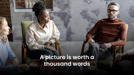 Profil d'affaires élégant en blanc cassé Modèles de présentation