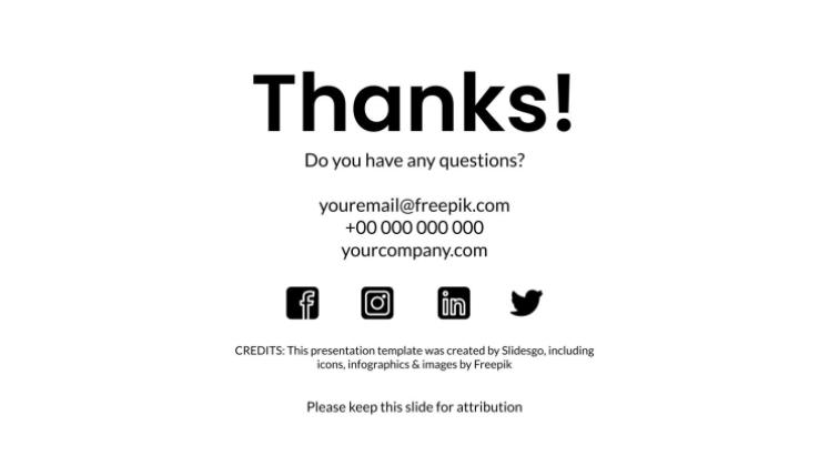 Profil d'affaires élégant en blanc cassé Modèles de présentation