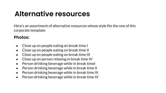 Profil d'affaires élégant en blanc cassé Modèles de présentation