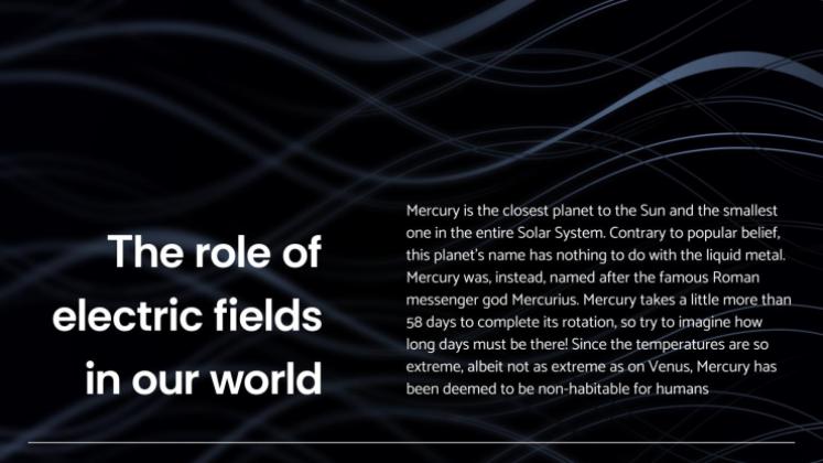 Modelo de apresentação Conceitos de campo elétrico