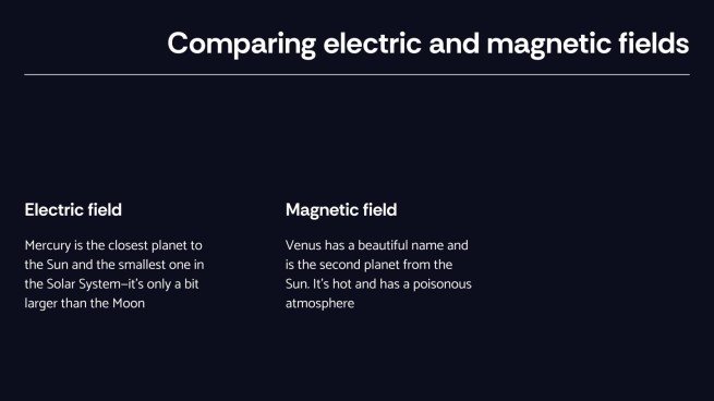 Modelo de apresentação Conceitos de campo elétrico