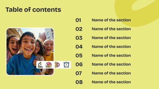 First Week of School Guide presentation template 