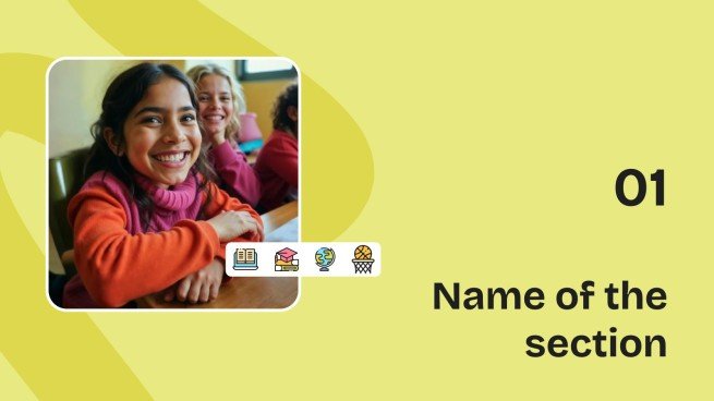 First Week of School Guide presentation template 