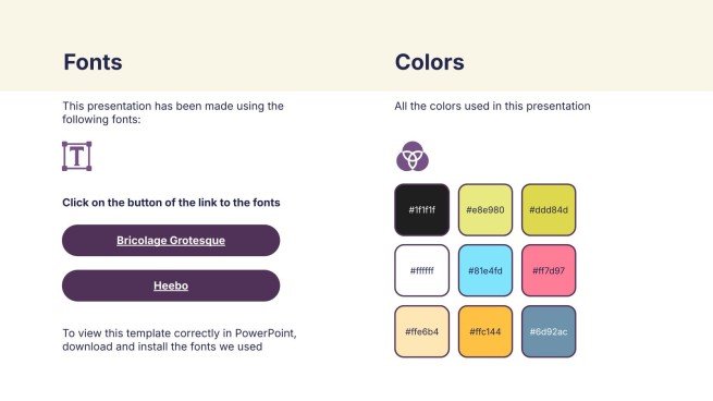 First Week of School Guide presentation template 