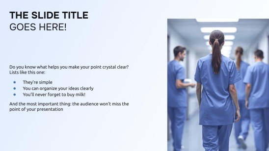 Nursing Challenges and Solutions presentation template 