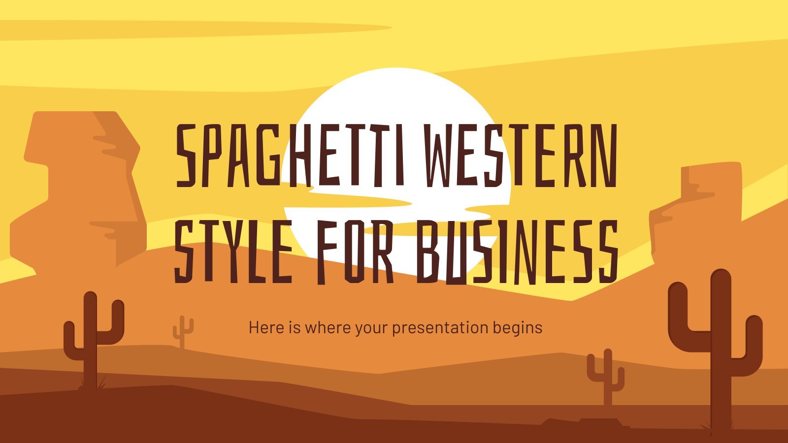 Free Western templates for Google Slides and PowerPoint