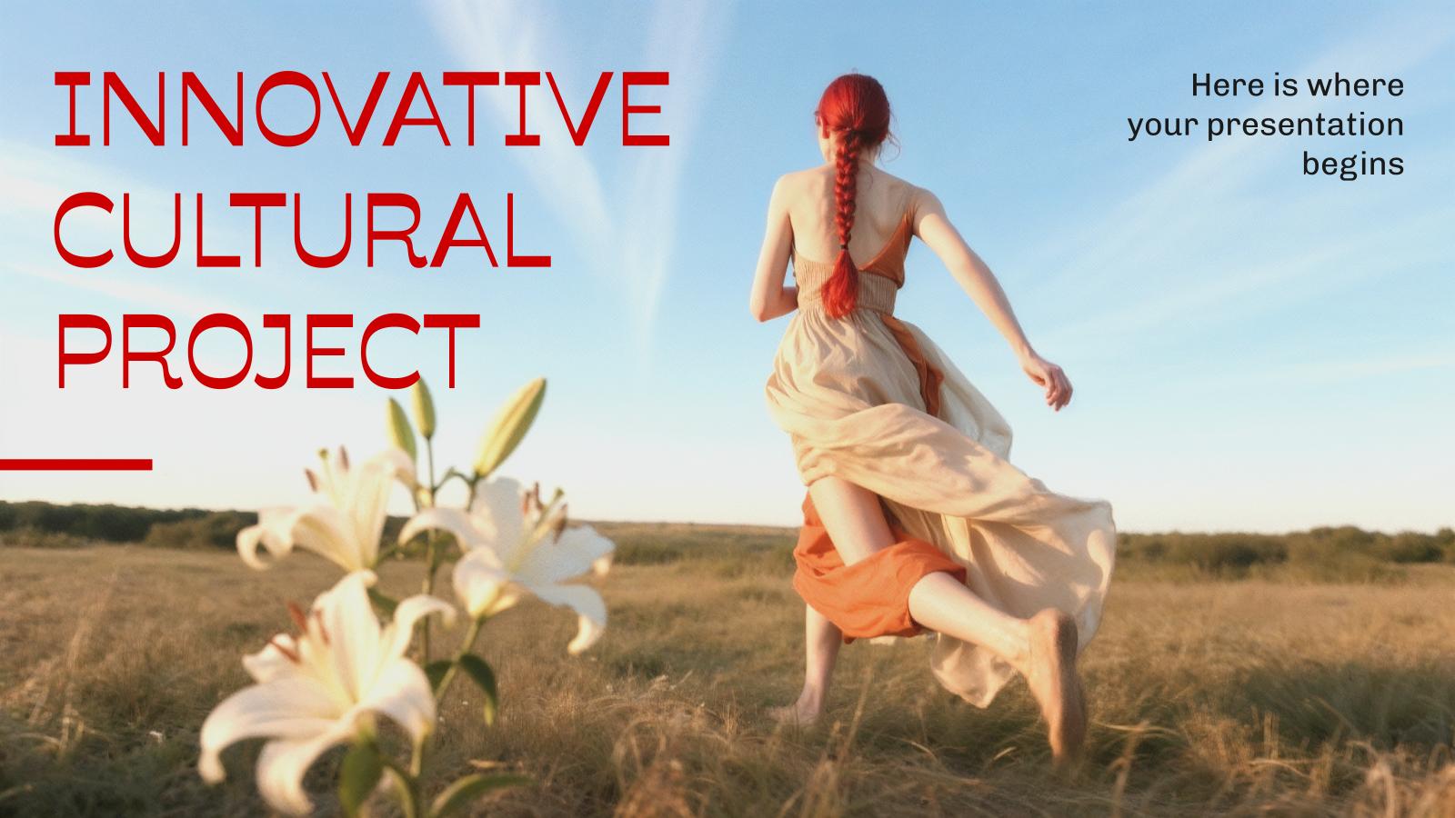 Innovatives Kulturprojekt Präsentationsvorlage