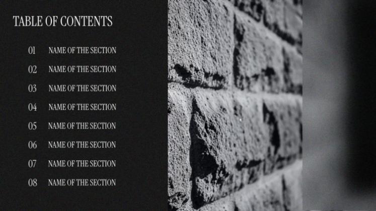 홀로코스트 역사 프레젠테이션 템플릿