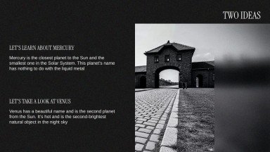 홀로코스트 역사 프레젠테이션 템플릿