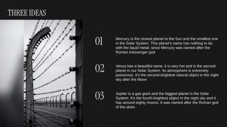 홀로코스트 역사 프레젠테이션 템플릿