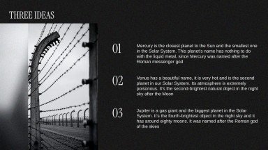 홀로코스트 역사 프레젠테이션 템플릿