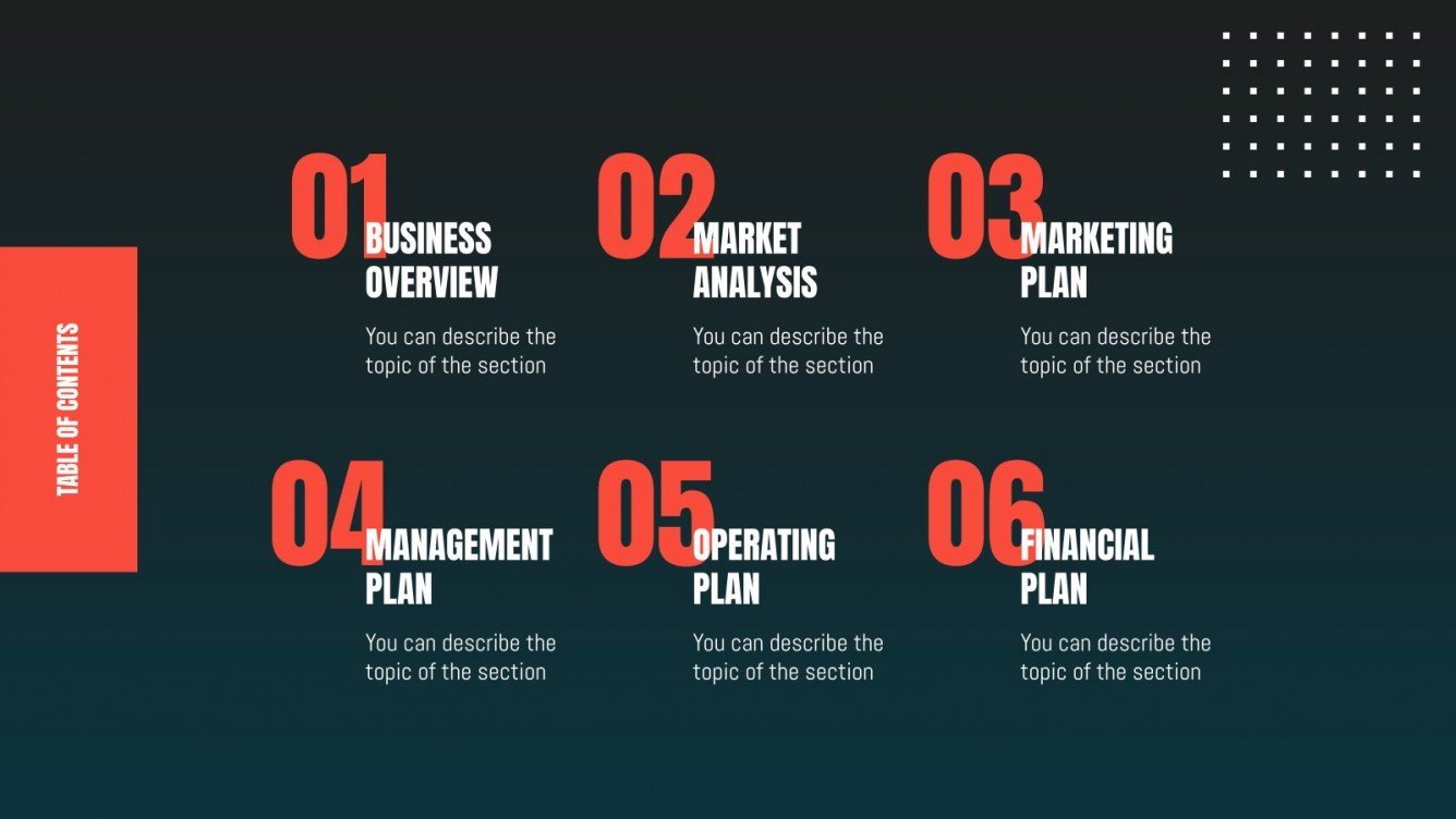 Gym Sport Business Plan Google Slides & PowerPoint Template