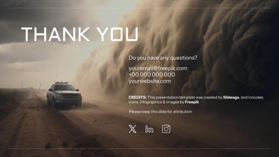 하부브스 먼지 폭풍 프레젠테이션 템플릿