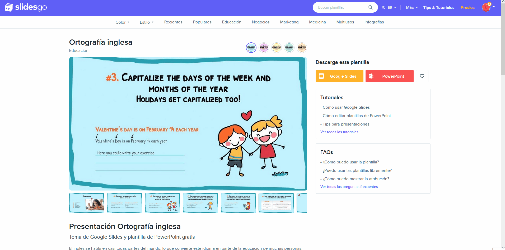 Descargar una plantilla de PowerPoint gratis