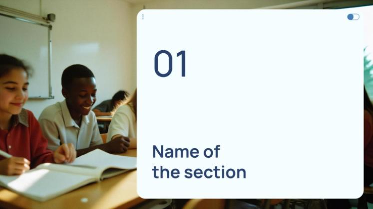 학교 준비 키트 프레젠테이션 템플릿