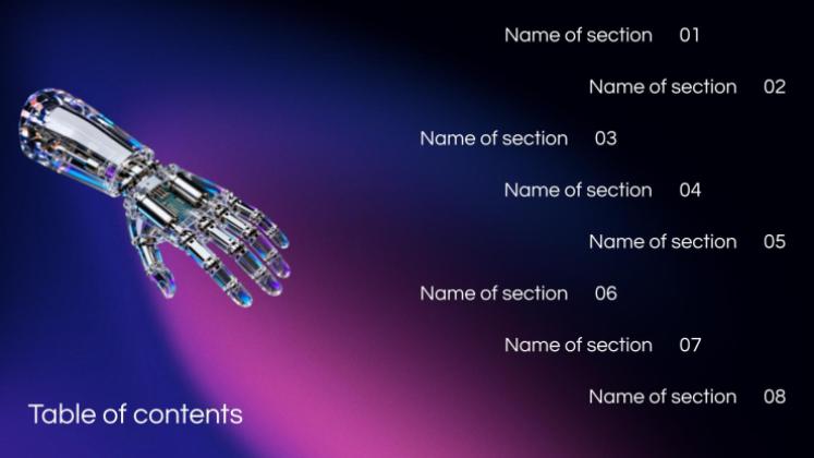 AI 자동화 프레젠테이션 템플릿
