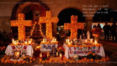 Día de Muertos presentation template 