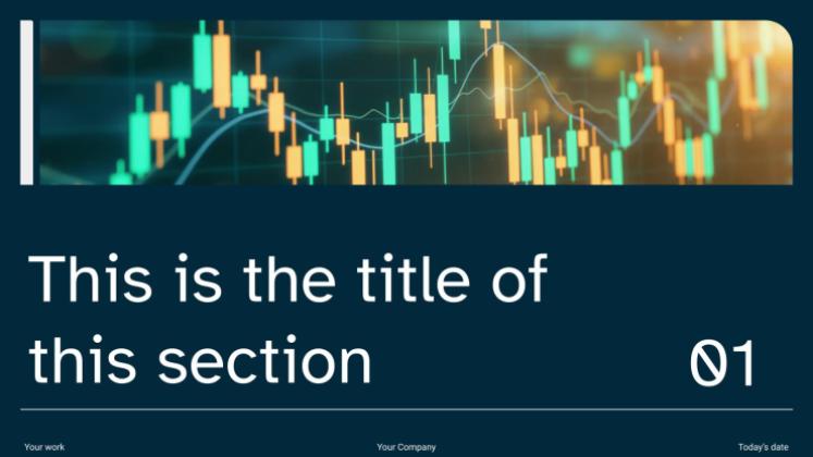 Modelo de apresentação Destaques financeiros