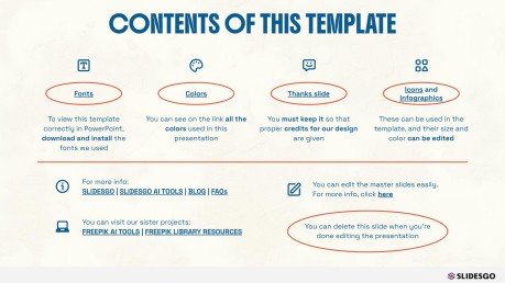 Cartoon-Stil Präsentationsvorlage
