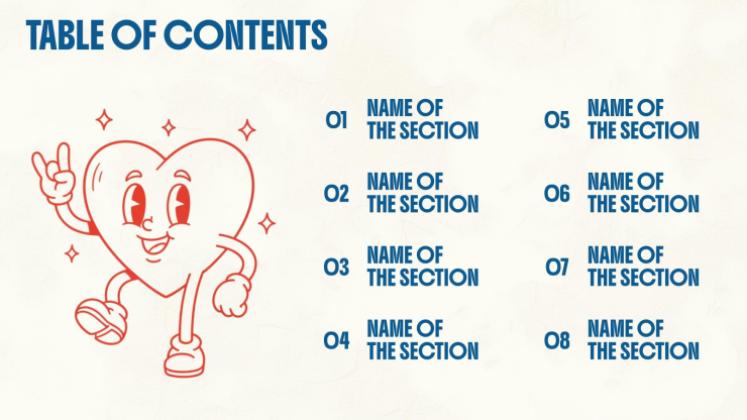 Cartoon-Stil Präsentationsvorlage