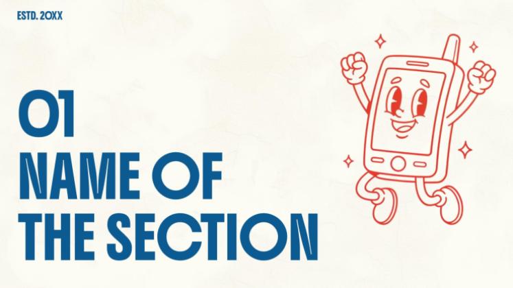 Cartoon-Stil Präsentationsvorlage