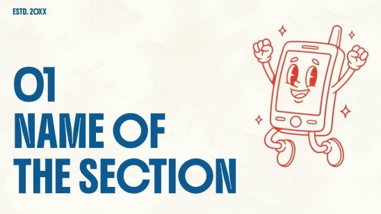 Cartoon-Stil Präsentationsvorlage