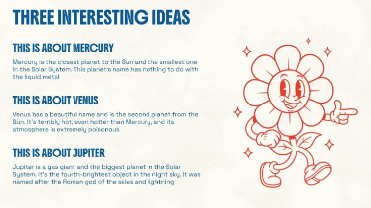 Cartoon-Stil Präsentationsvorlage