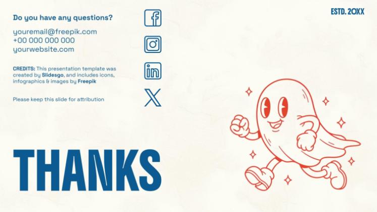 Cartoon-Stil Präsentationsvorlage