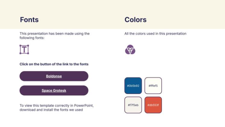 Cartoon-Stil Präsentationsvorlage