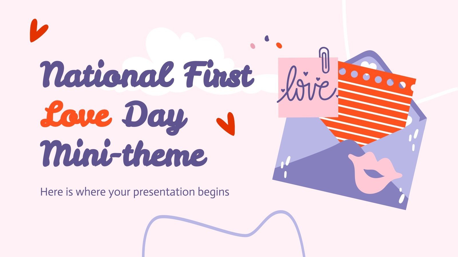Modelos grátis de Amor para Google Slides e PowerPoint