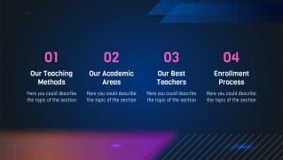 Futuristic Engineering Center presentation template 