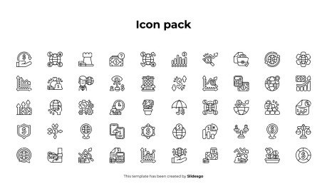 Infographies sur les perspectives financières Modèles de présentation