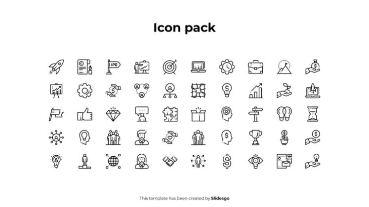 Modelo de apresentação Infográficos das etapas de financiamento de startups