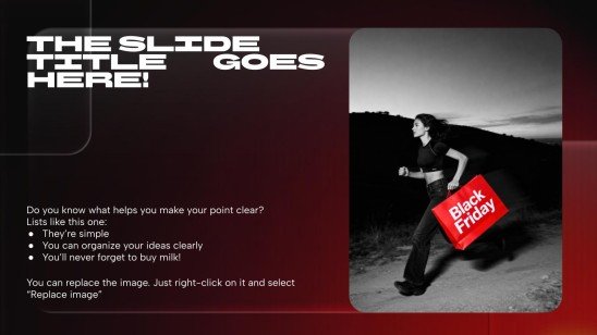 Black Friday Modèles de présentation
