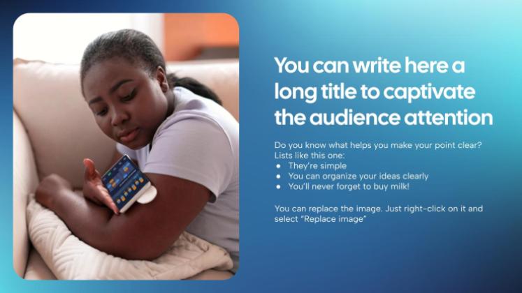 Journée mondiale du diabète Modèles de présentation