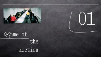 창의적인 칠판 디자인 프레젠테이션 템플릿