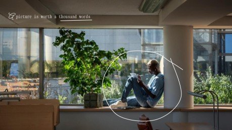 창의적인 칠판 디자인 프레젠테이션 템플릿