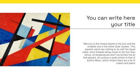 Étude d'analyse artistique Modèles de présentation