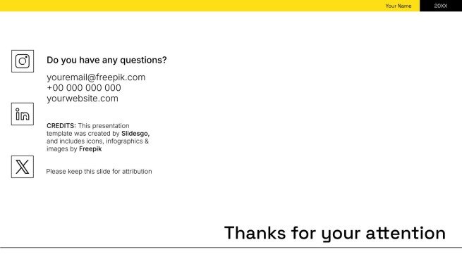 Étude d'analyse artistique Modèles de présentation