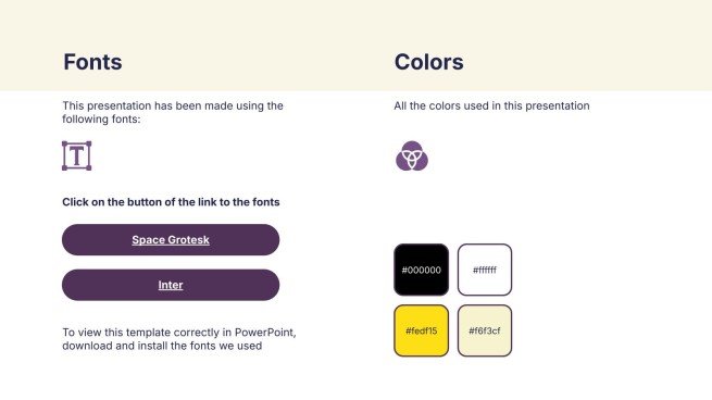 Étude d'analyse artistique Modèles de présentation