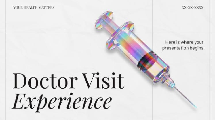 Expérience de visite chez le médecin Modèles de présentation