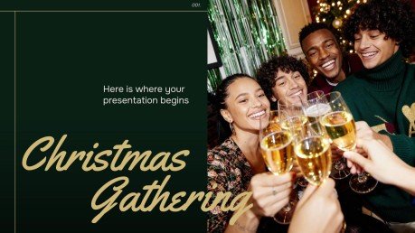 Weihnachtstreffen Präsentationsvorlage